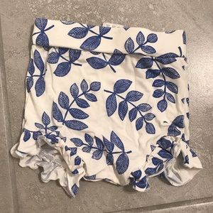 Spearmint Love Ruffle Baby Bloomers